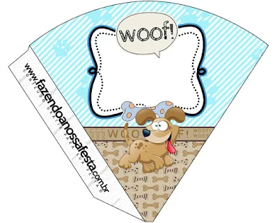 Funy Dog: Free Party Printables.