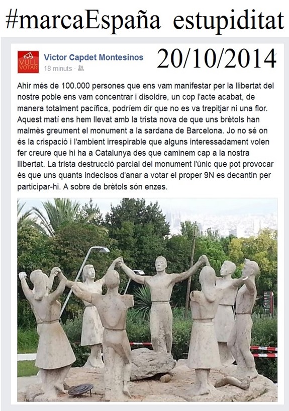 manifestacion del nacionalisme espanhòl