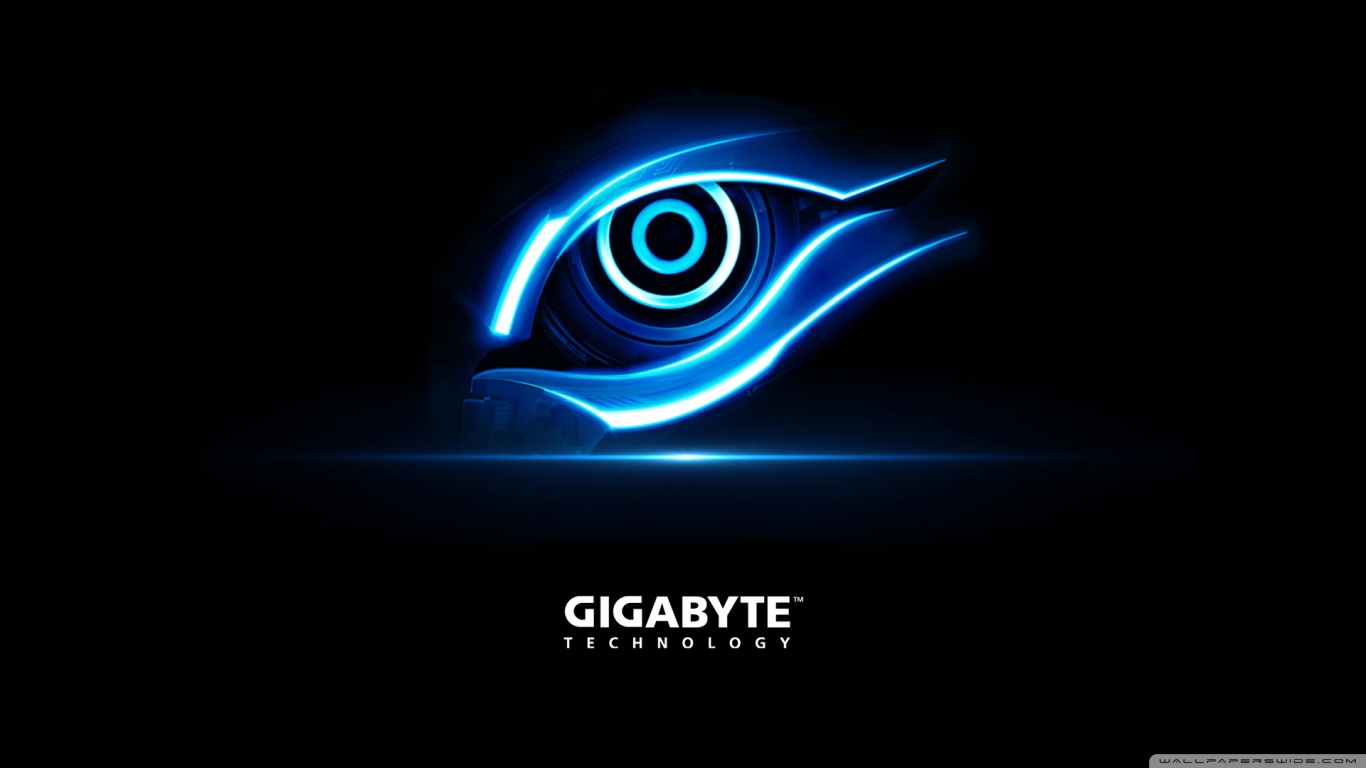 1920X1080 Gigabyte Blue Logo