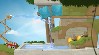 Sprinkle Islands water-physics puzzler game