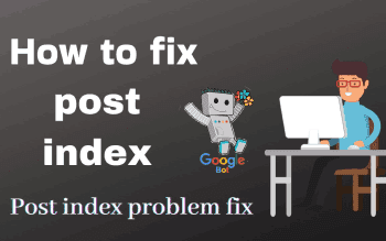 How to fix Post index in Search Engines?