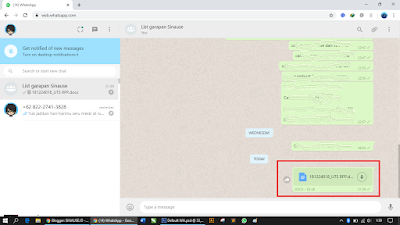 Cara Kirim File lewat WA WEB (1)