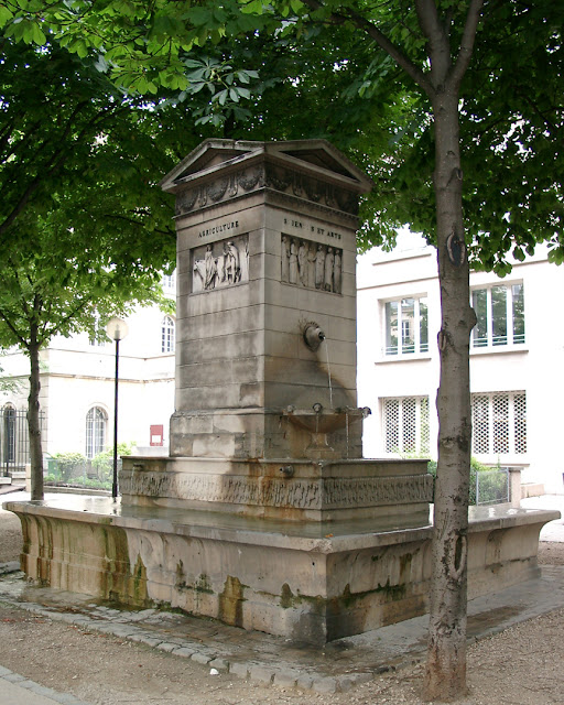 Fontaine de la Paix, Promenade de l'allée du Séminaire, Rue Bonaparte, Paris