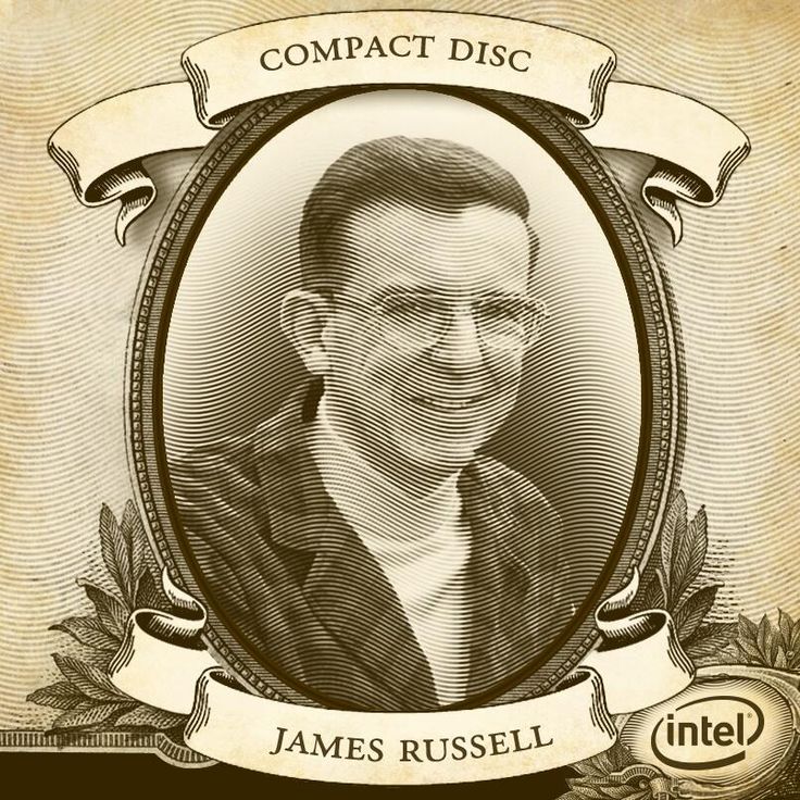 James T. Russell Penemu CD DVD - Compact Disc atau Cakram Padat