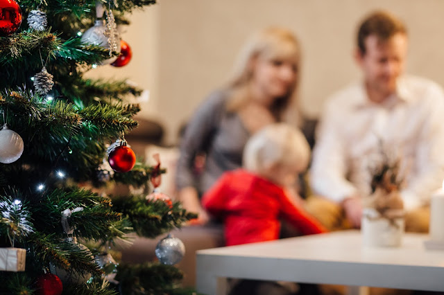 Rezar em família na noite de natal