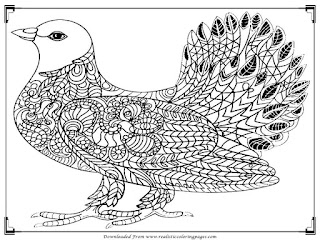 free adult coloring pages bird printable