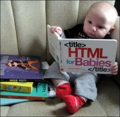 طفل يقراء كتاب html