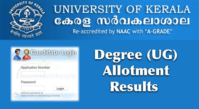kerala university degree third allotment 2019