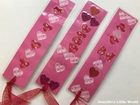 How to make Valentine's Day keepsake bookmarks craft