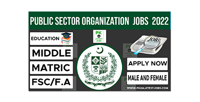 Management Jobs in Public Sector Organization Lahore