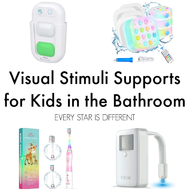 Visual Stimuli Supports for Kids in the Bathroom