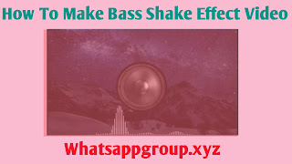 Bass shake effect video