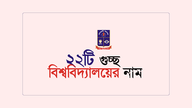 গুচ্ছ বিশ্ববিদ্যালয়ের নাম