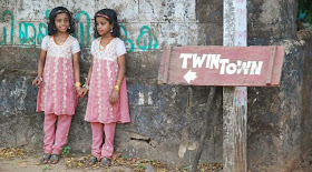 A pair of twins in Kodinhi - The Twin Town