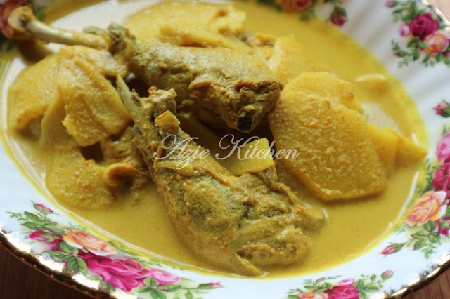 Ayam Hutan Masak Lemak Cili Api Dengan Rebung - Azie Kitchen