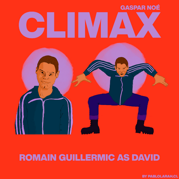 illustration of the Romain Guillermic's character, David. Final illustration