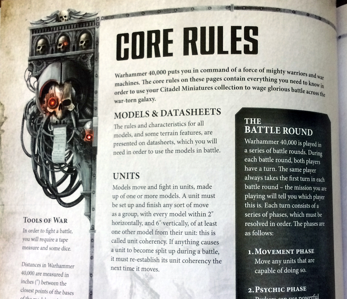 Mengel Miniatures: REVIEW: The New Warhammer 40,000 Rulebook