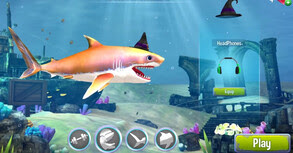 games ikan makan ikan shark attack
