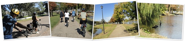 View bikeriding lsu lakes