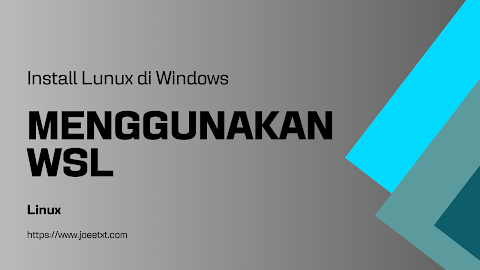 Install Linux di Windows Dengan WSL