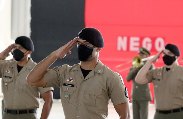 João Azevêdo prestigia solenidade de formatura de novos soldados da Polícia Militar e do Corpo de Bombeiros