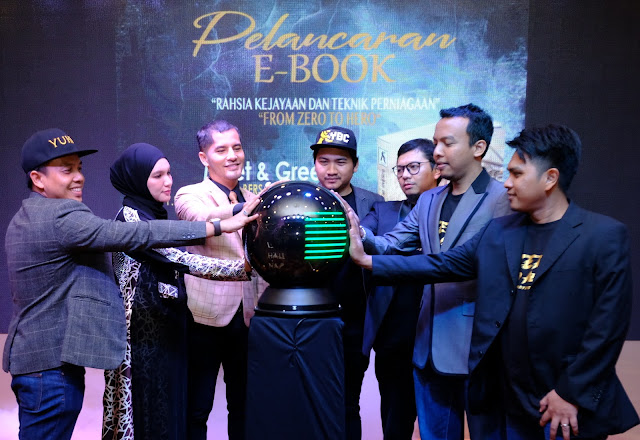 Majlis Pelancaran Ebook From Zero To Hero, hasil penulisan Dato' Aliff Syukri 
