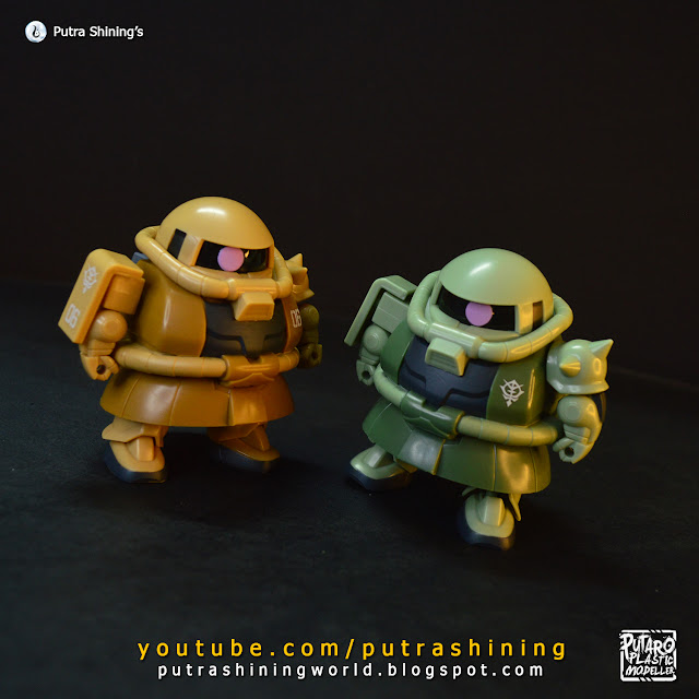 Bandai Gashapon Exceed Model SD-MS 01 Zaku by Putra Shining