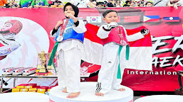 2 Atlet Taekwondo dari Club FightandFun Kota Serang Banten Harumkan Indonesia 