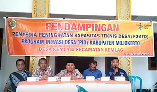 TA P3MD Kabupaten Mojokerto, Bpk Bustomi saat berikan pengarahan