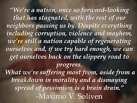 Where has the Philippine independence from Spanish colonists brought Filipinos? Do we use that independence wisely to our advantage?  Max Soliven, a journalist for six decades describes Filipinos as "once so forward looking that has stagnated." A sad reality that we are suffering from brain drain, hindering us to move forward. Filipinos are resilient, resourceful and highly skilled but most of these talents are used not in our own country but in different countries across the globe.  The main reason is that, these Talented OFWs professionals and skilled workers cannot find their awaited "break" in their own country due to lack of employment opportunities. The sad fact is that, we are still enslaved by greedy businessmen and traditional politicians. This reality keeps a stronghold in our society until now. Corruption if not eliminated soon, will keep our progress stagnant and our neighboring countries will keep on overtaking us in terms of  economic growth. We should value Filipino skills and ingenuity that they should practice their  skills in their own country by generating job opportunities that they won't be needing to work abroad.  Skilled and professional OFWs migrating to other countries weakens our economic stance although their remittances has been keeping our economy afloat for decades, thus, the term "modern day heroes" are affixed on them. Alluring employment opportunities and bigger salary, better standards of life, new learning experience, etc., which are not found in our country, keeps the OFWs exhausting their resources, if that's what it takes, to go abroad instead of waiting for the opportunity in our country that is so elusive. In 2015,   With Saudi Arabia is  the top choice of many migrant workers, followed by United Arab Emirates (UAE), Singapore, Qatar, Kuwait, Hong Kong, Taiwan, Malaysia, Japan, Oman, Bahrain, US, Spain and Italy.   You can always see a Filipino whichever part of the world you go and their smiles are ready to welcome you. A real sense of comfort and belonging for you know that you are in good hands with OFWs around you, whether you are in a hospital, a hotel, a restaurant or at the airports.  Filipinos are highly in demand due to their good work ethics.    Today, OWWA is offering assistance to the abused OFWs who did not finished their contracts. It allows them to start a business opportunities for them to start anew and to have a livelihood to sustain the needs of their families. The main reason why Filipinos work abroad in-spite of the risks: We want to liberate ourselves from poverty.  OFWs are  hard-working, resilient, compassionate, caring, intelligent, friendly, obedient, determined, God-fearing, sympathetic, patient, and persevering. That is our advantage. Traits that are embedded in our hearts as Filipinos.  Even in or country, the OFWs have the buying power, with what we have earned abroad, we even have voting power and it was significantly evident during the last presidential elections. Itf the power of the OFWs and families can be harnessed into a good use, our country will indeed be great again.   If the government will give opportunities to returning OFWs by providing them income generating opportunities like starting their own business, our economy will be as stable as a rod stuck in a living stone.  If the government can further convince every OFWs that they don't need to work overseas again because they can make opportunities here with the help of the government. Providing them assistance and laws that will make starting a business easier like speedy processing of permits and tax exemptions. Eliminate all the hassles and expensive fees and queuing on government offices.  Do it and in no time, our economy will start to bloom not under the expense of Filipinos doing sacrifices, leaving their families behind, enduring maltreatment and homesickness for the sake of  a decent salary. A number of OFWs already tried and succeeded like those in the video above, proving that it is not impossible to do. With experiences the OFWs gathered while working abroad and livelihood assistance to be provided by the government  like entrepreneurship skills seminars and financial aid, the OFWs can be free from the thought that they need to sacrifice everything just to earn money abroad. The OFWs have the power to dream BIG and putting it into reality. OFWs once again has to prove that hope is eternal and everything can be possible if we have the will to do it. We will no longer be slaves of poverty anymore.