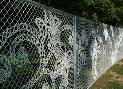 Garden Fence Designs on Frugal Luxuries By The Seasons  Lace Garden Fence