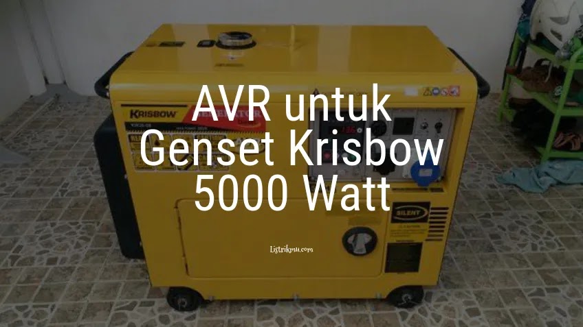 AVR Genset Krisbow 5000 Watt