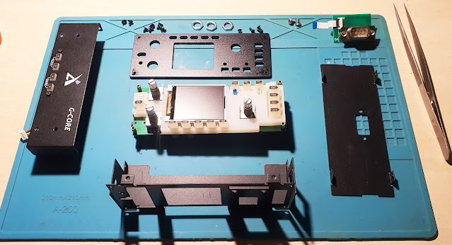 Xiegu G90 inside exploded view