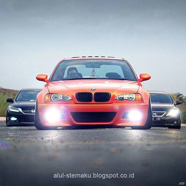 Modifikasi Mobil Ceper BMW Orange Alul Stemaku