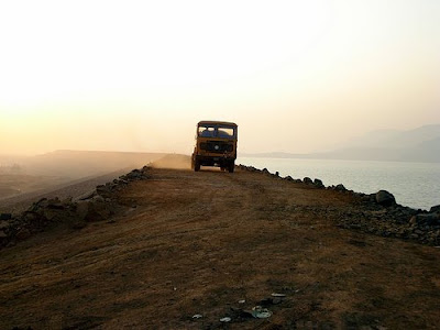 Morbe dam under construction