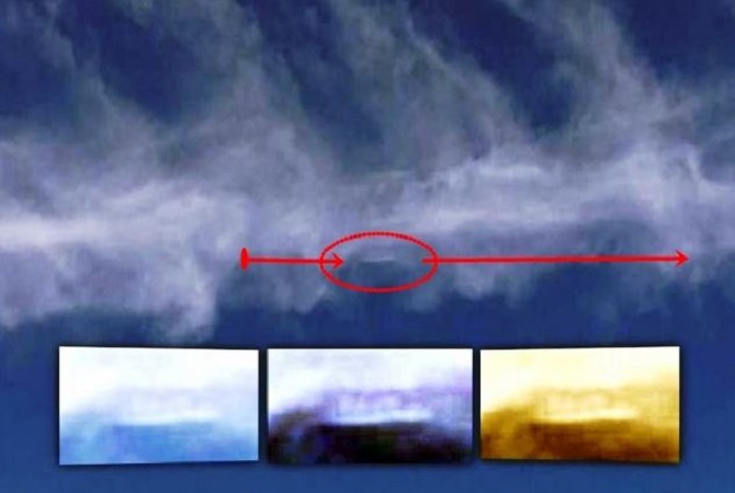 UFO Cigar Spotted Over Mexican Castle, May 2015