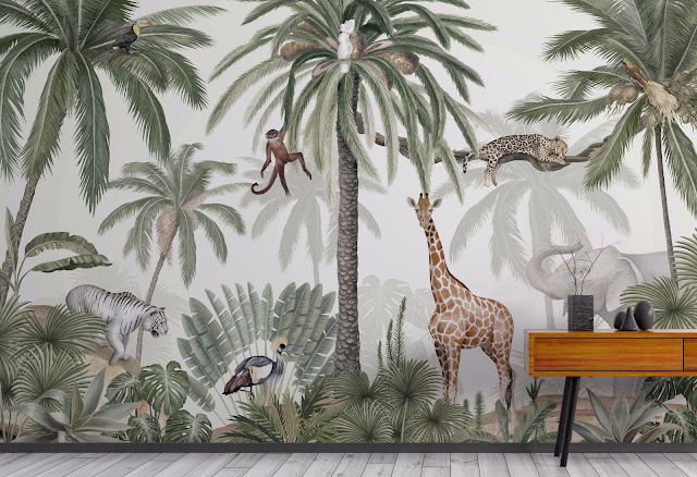 Tropical Jive Wallpaper Murals