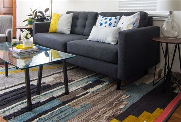 Narrow sofa and sectionals for small space