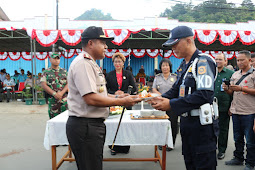 Kapolres Jayapura Kota Sebagai Irup Pada HUT Satpam Ke 38