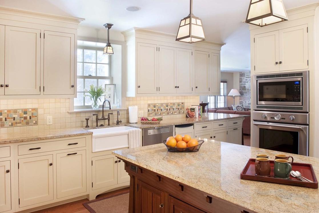 Backsplash For White Kitchen Cabinets