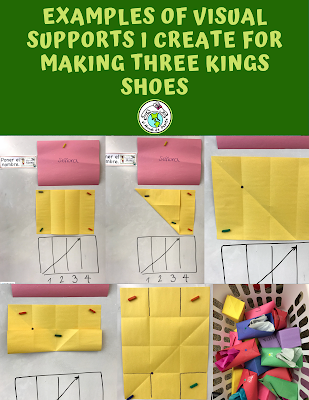 Three Kings Paper Shoes