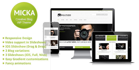 Micka - a Responsive Blog Wordpress Theme - Business Corporate