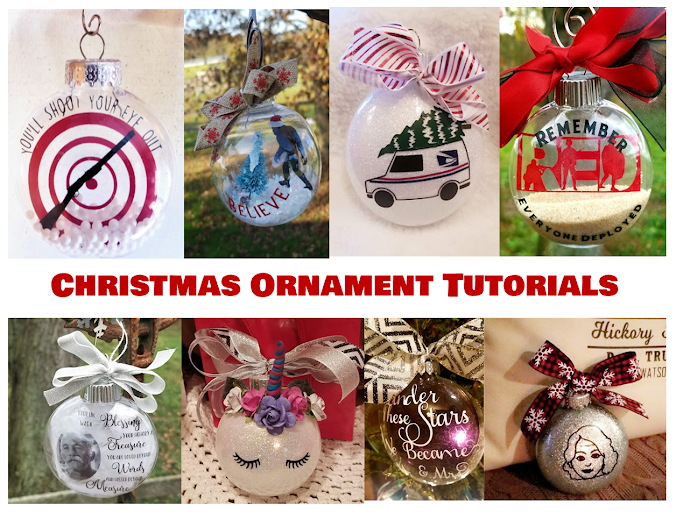 5 Little Monsters: Christmas Ornaments with Cricut Materials