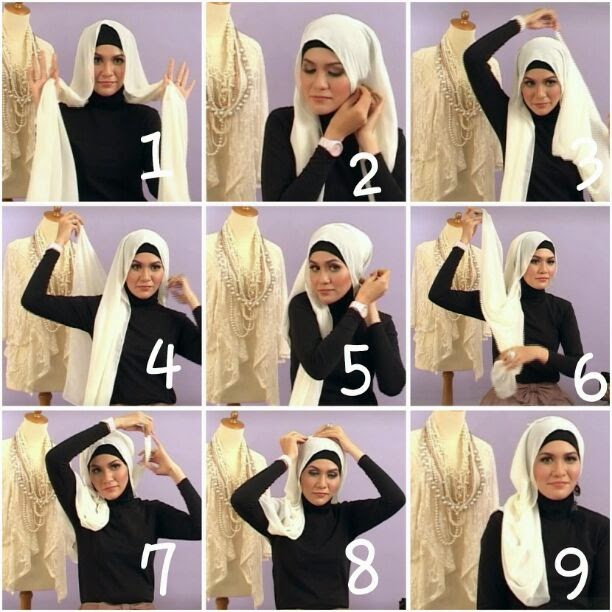 Tutorial Hijab Modern 2 Menit Jadi
