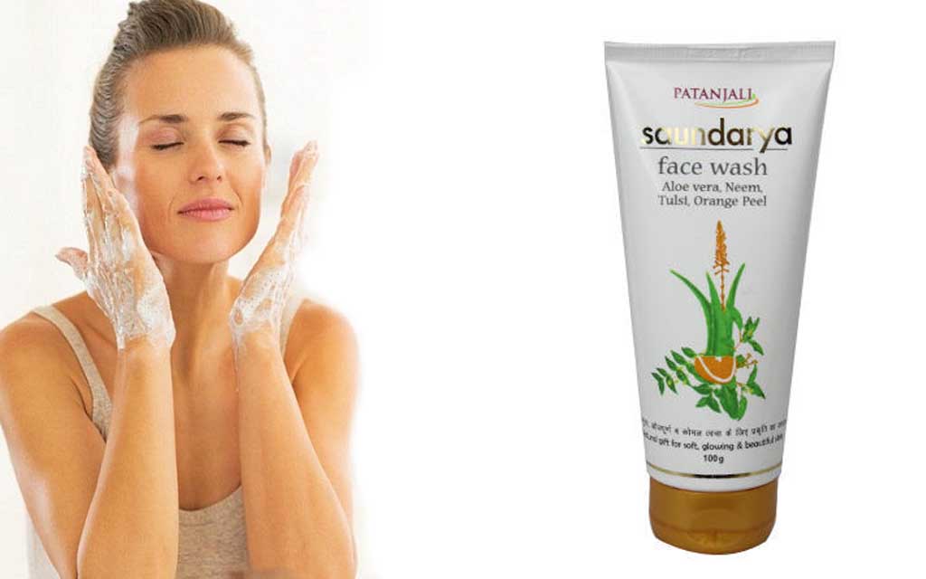 Patanjali Face Wash for Pimples and Dark Spots in Hindi