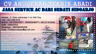 Jasa Service AC Dari Sedati Sidoarjo 