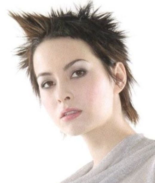 short spikey hairstyle. Short Women Hairstyles Spikey