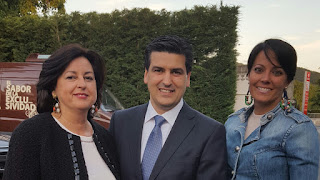 Rosa Luna y José Antonio Delgado momentos antes de la Gala del Deporte.