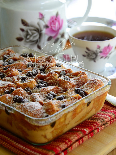 Resepi Croissant Caramel Bread Pudding by Mat Gebu