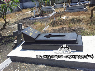 Makam Granit Kristen, Model Kuburan Kristen Minimalis, Makam Batu Granit